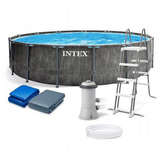 26744 Базен GREYWOOD PRISM FRAME PREMIUM POOL (5.49 m x 1.22 m)