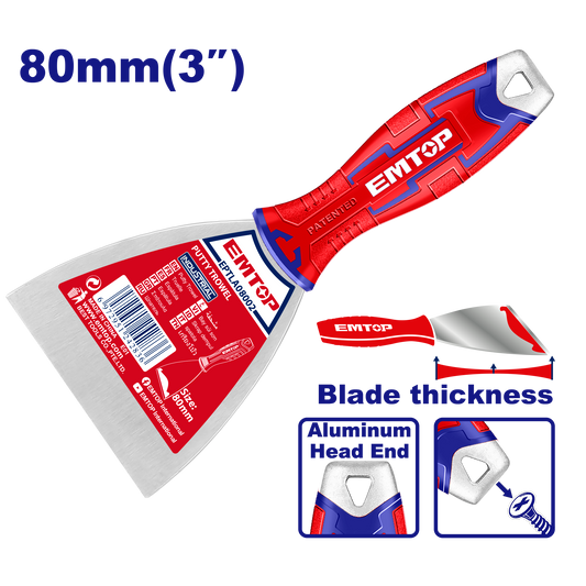 Шпакла 80мм Emtop EPTLA08002