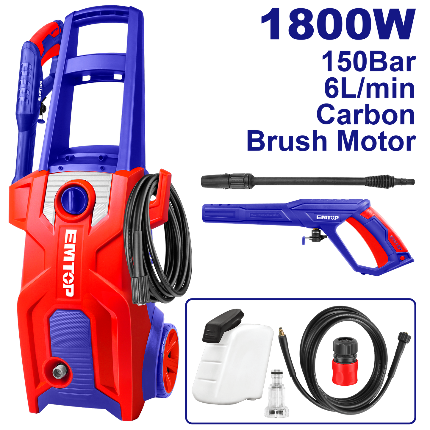 Апарат за миење коли EHPW1801 Emtop