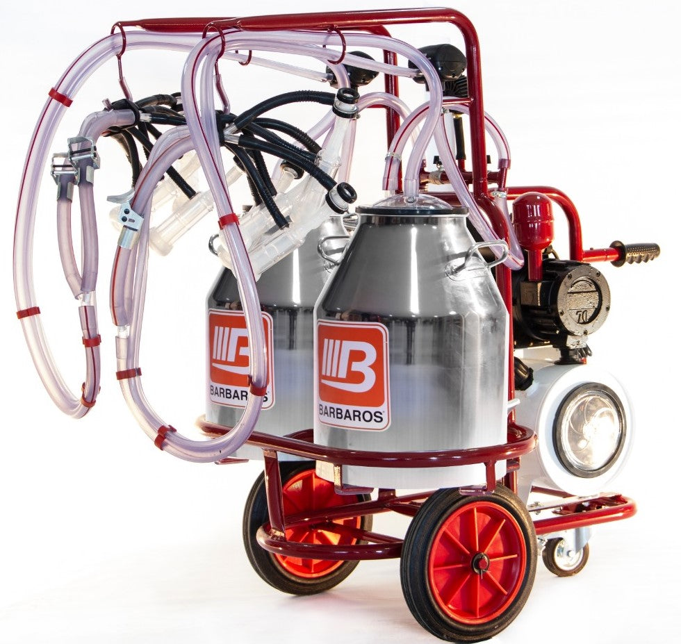 Молзачка за овци со 2 сада и 4 молзни единици